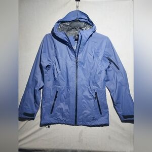 L.L.Bean‎ women's hooded rain coat US size small.